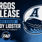 Toronto Argonauts release rookie kicker Brady Lidster