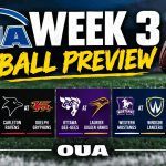 OUA Week 3 Football Preview: McMaster, Ottawa Look to Stay Perfect